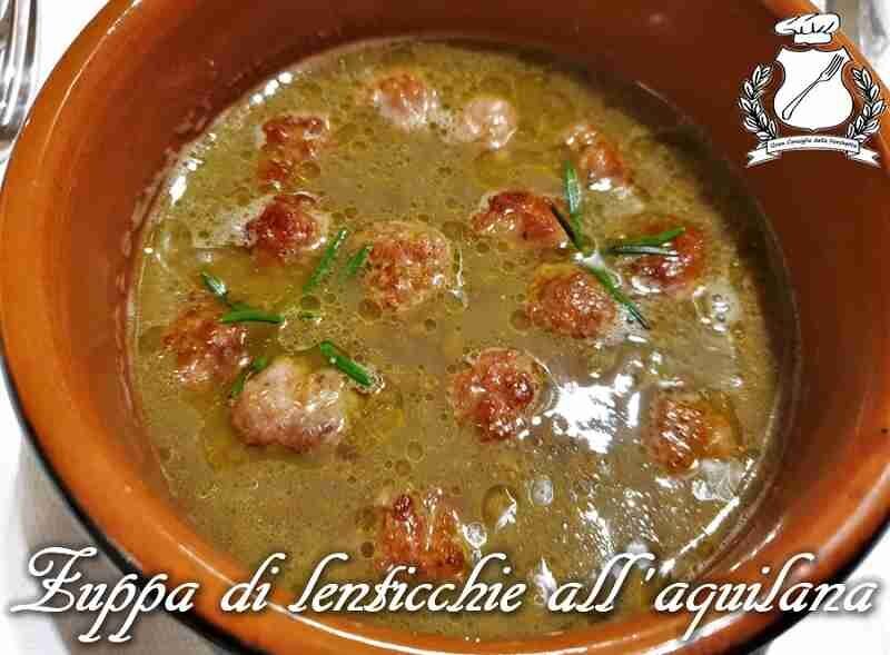 Zuppa di lenticchie all’aquilana