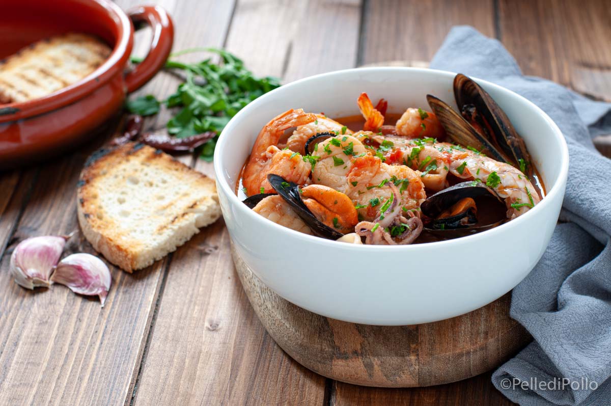 Zuppa di pesce semplice senza spine