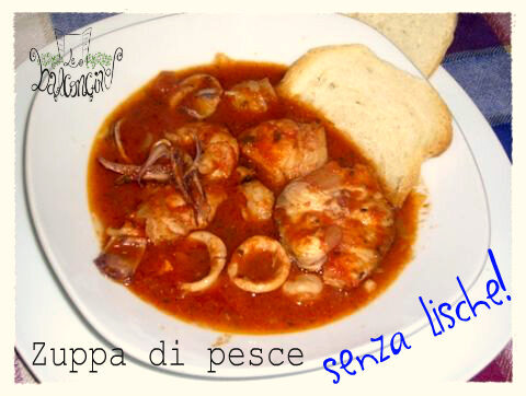 Zuppa di pesce senza lische