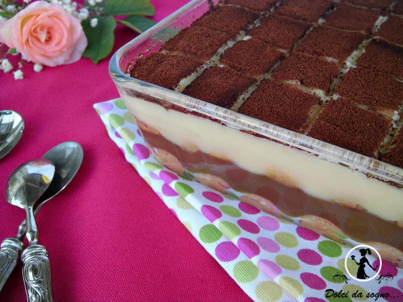 Zuppa inglese con savoiardi