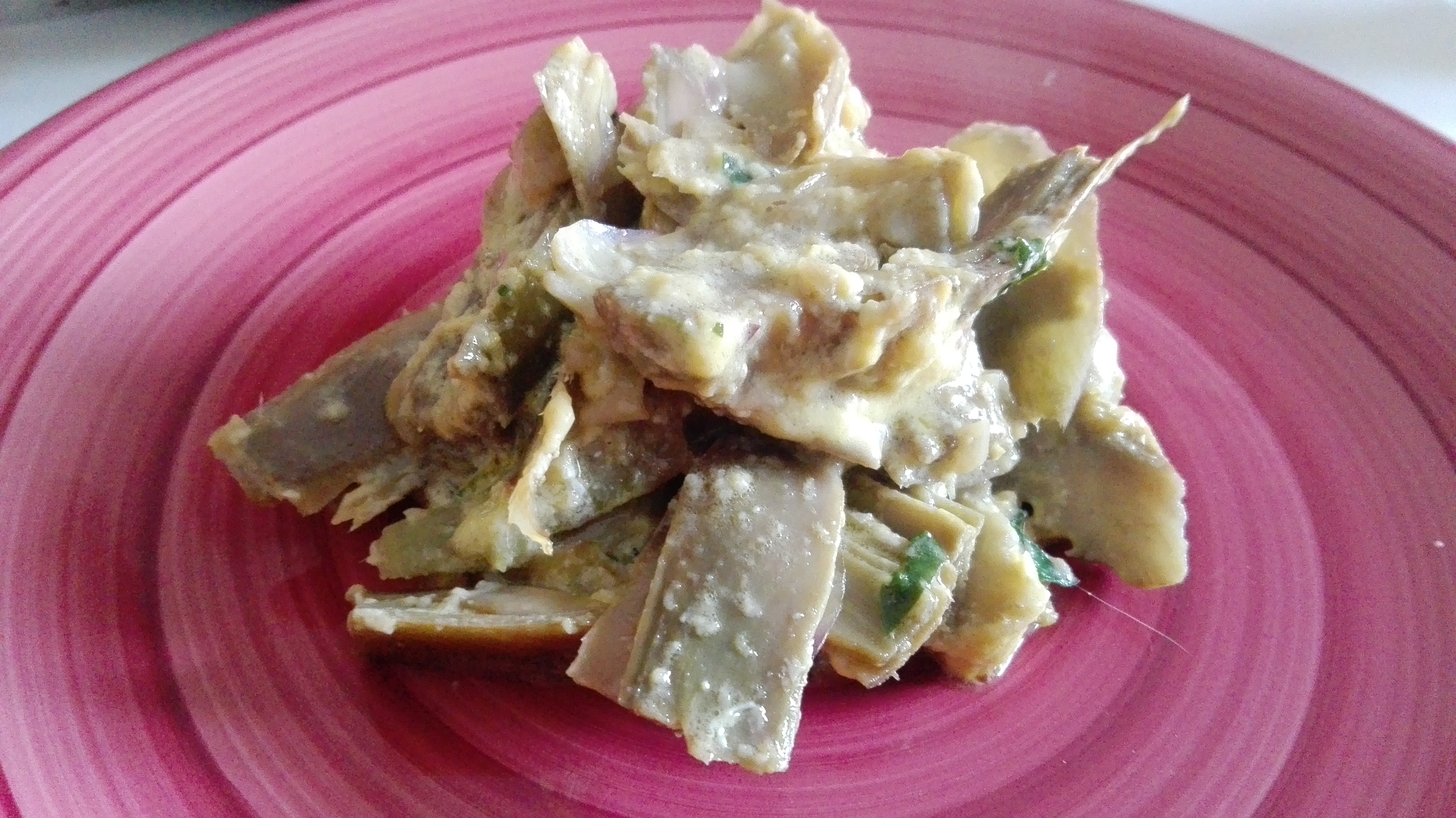 Carciofi in fricassea