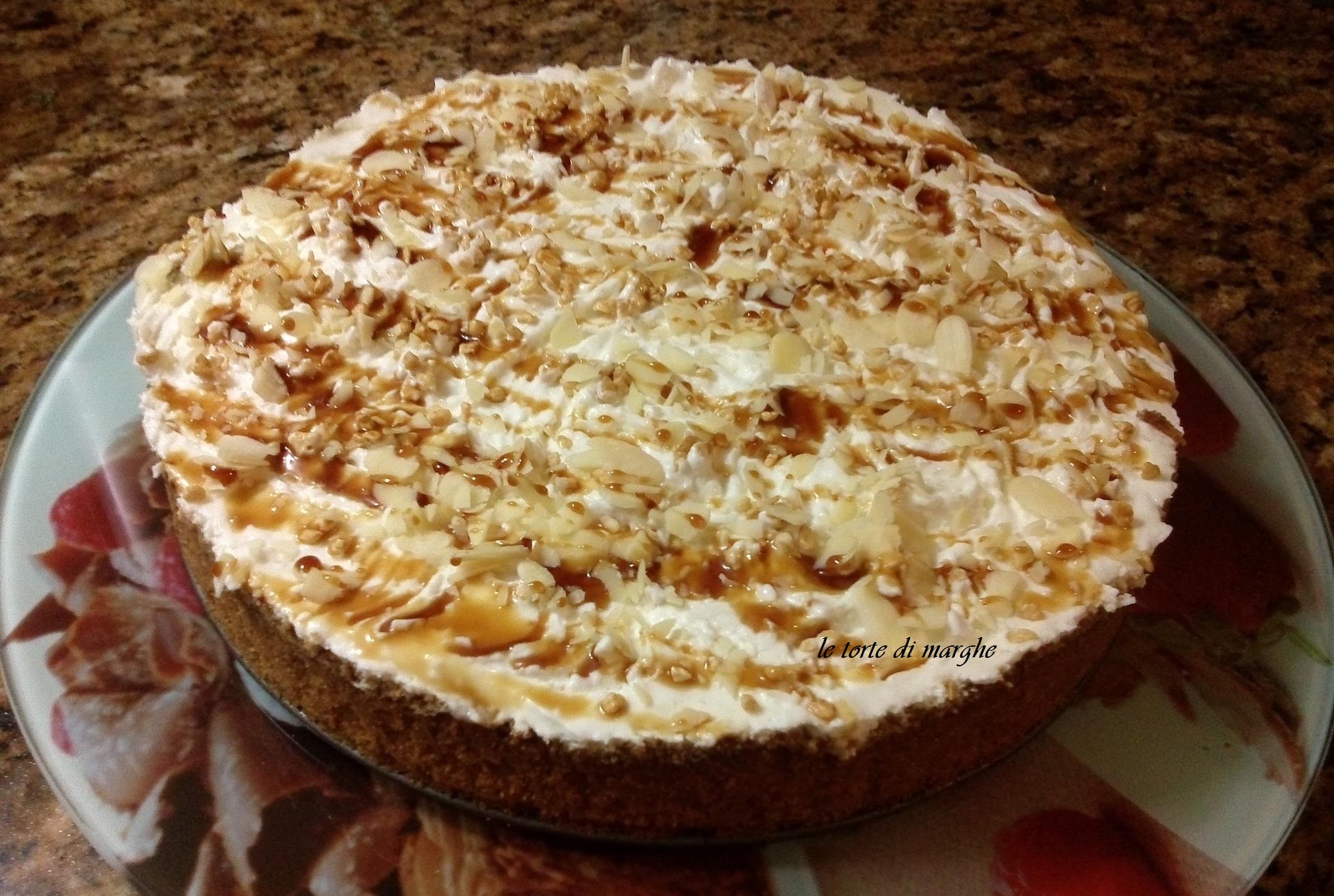 Cheesecake banana e caramello