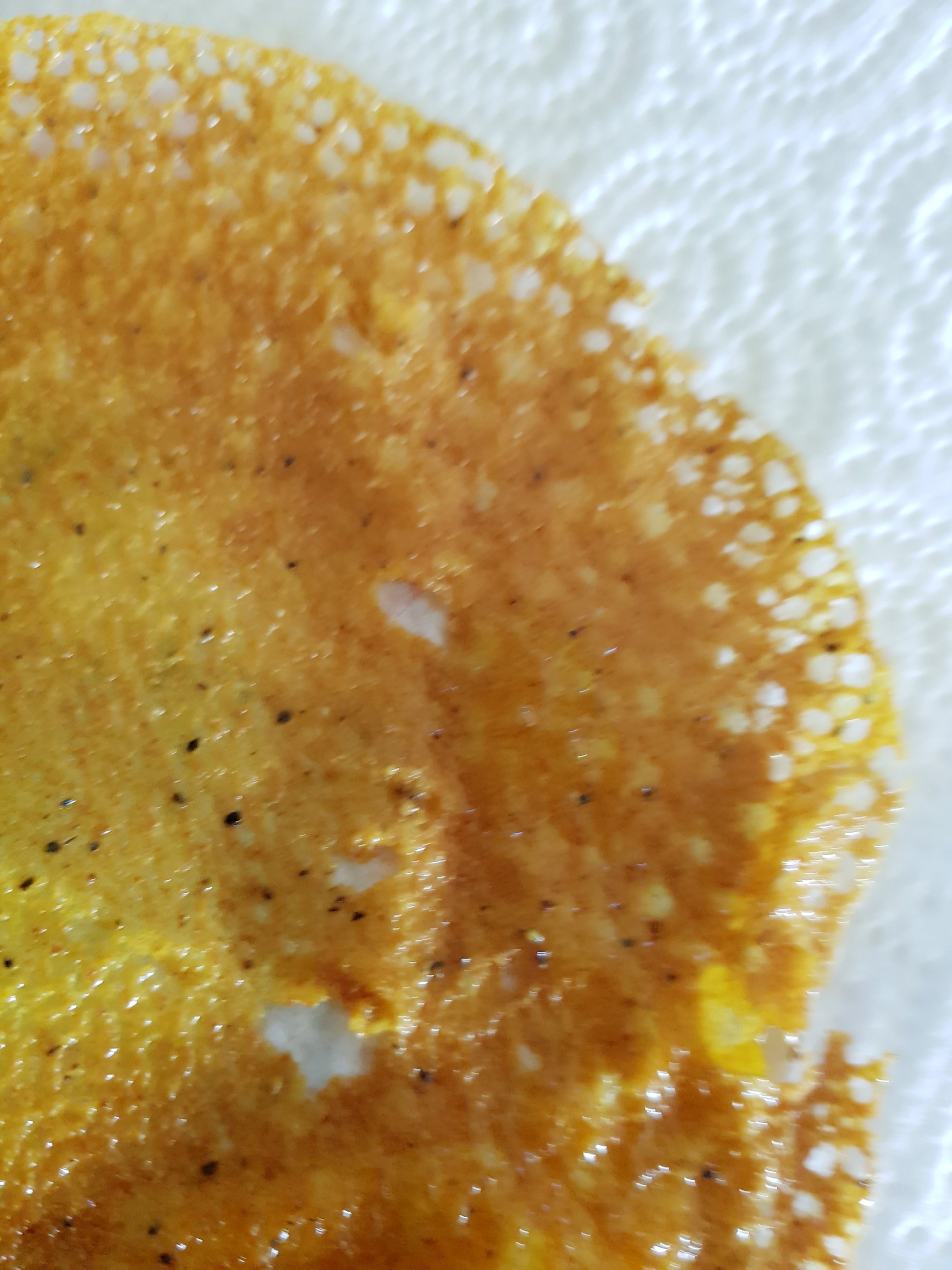 Cialda alla curcuma