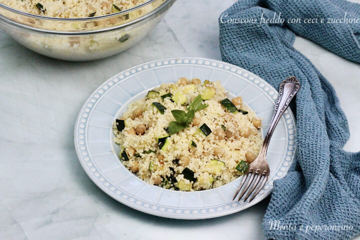 Couscous freddo con ceci e zucchine
