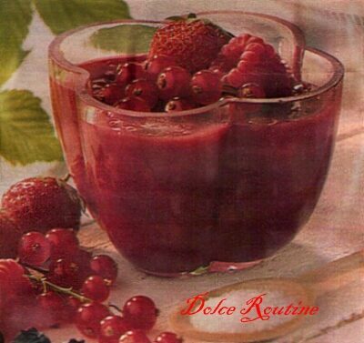 Crema ai frutti rossi