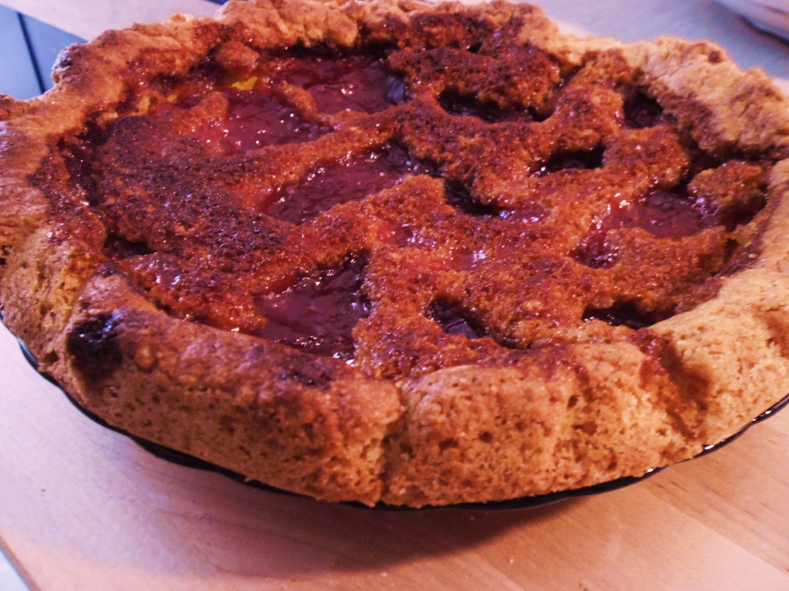 Crostata di fragole brutta ma buona