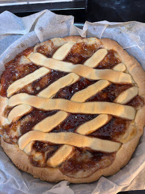 ***crostata mascarpone e marmellata di fragole***