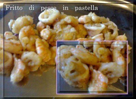 Fritto di pesce pastellato