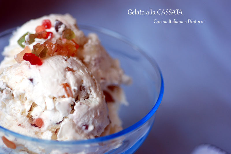 Gelato alla CASSATA senza gelatiera