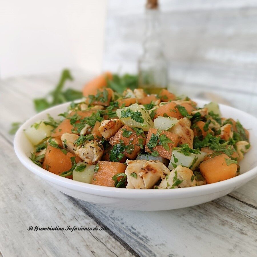 Insalata esotica di pollo