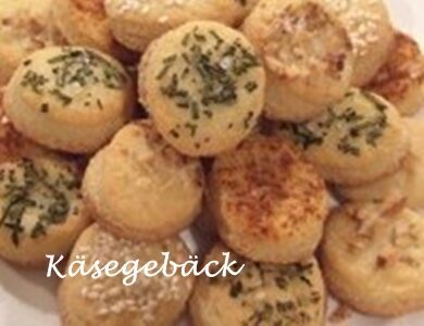 Käsegebäck, frollini al formaggio