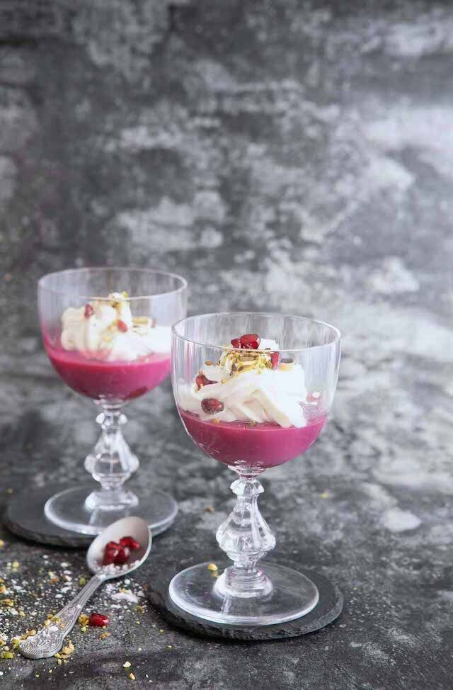 Mousse di ricotta e melagrana: facilissima e senza panna!