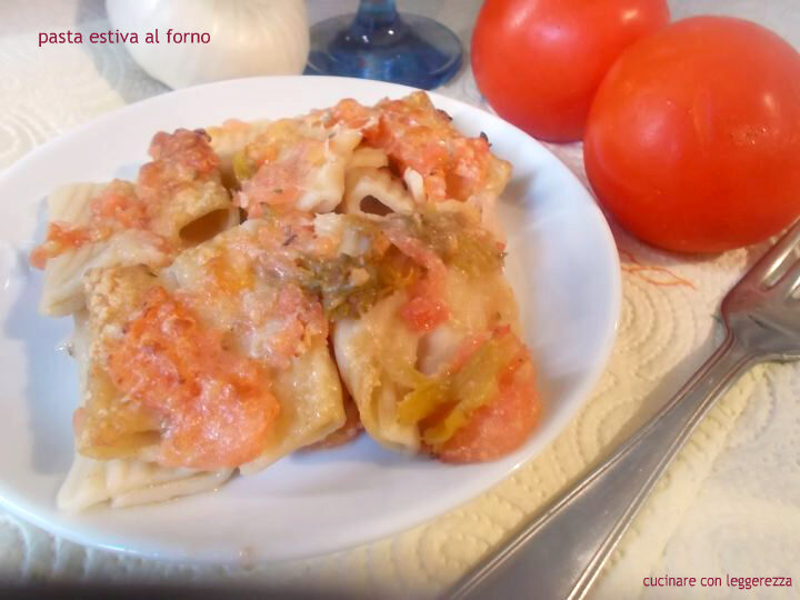 Pasta estiva al forno