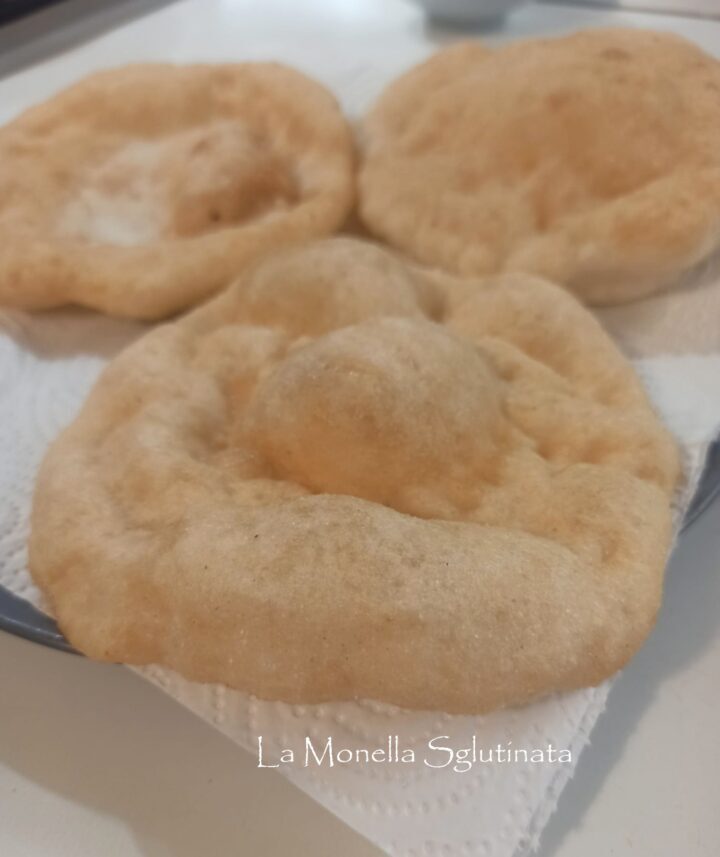Pizza fritta senza glutine