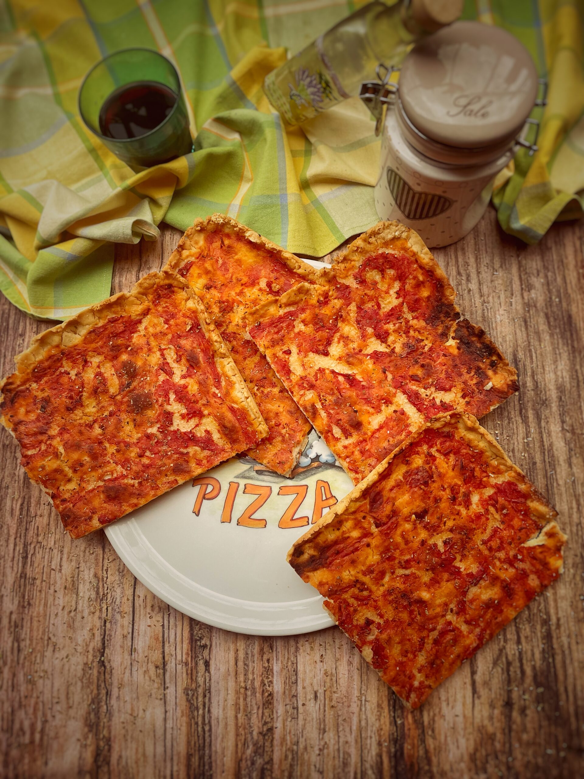 Pizza secca catanese senza glutine