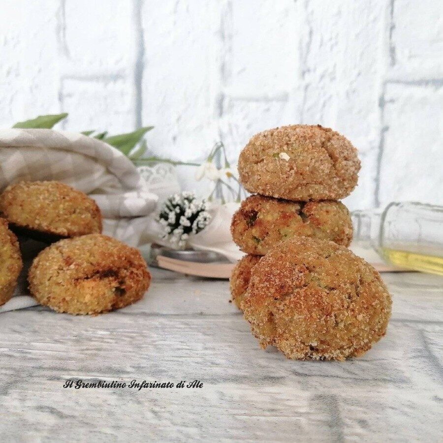 Polpette di zucchine e prosciutto cotto