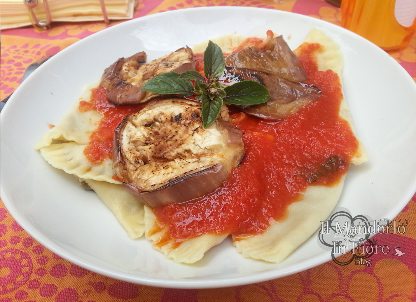 Ravioli pistacchi e ricotta