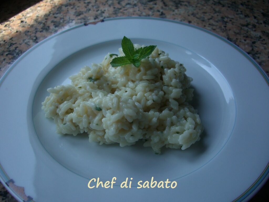 Risotto alla menta