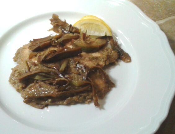 Scaloppine con i carciofi
