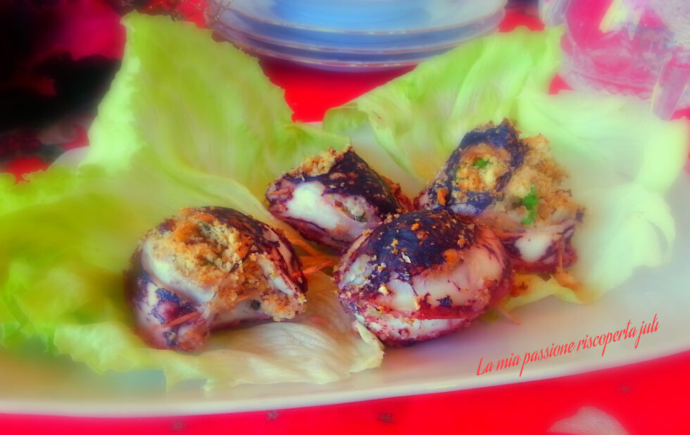 Seppia ripiena al forno