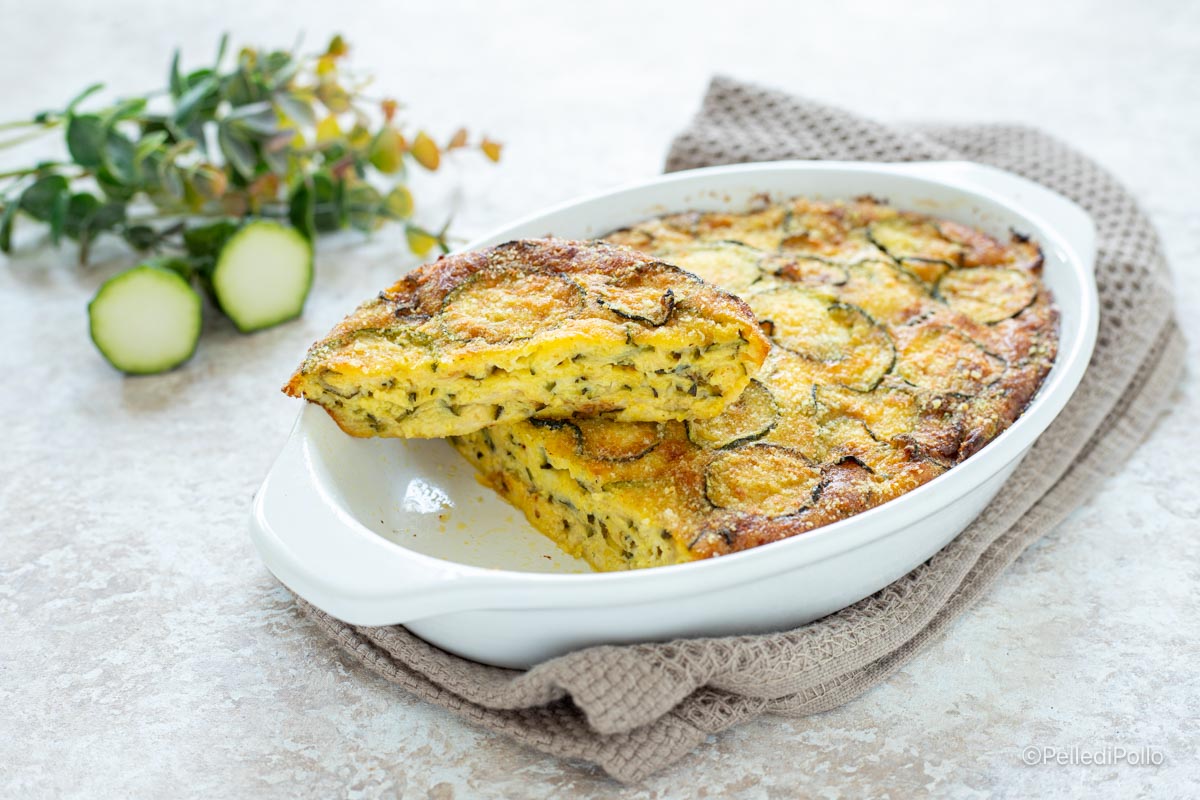 Sformato di zucchine e stracchino