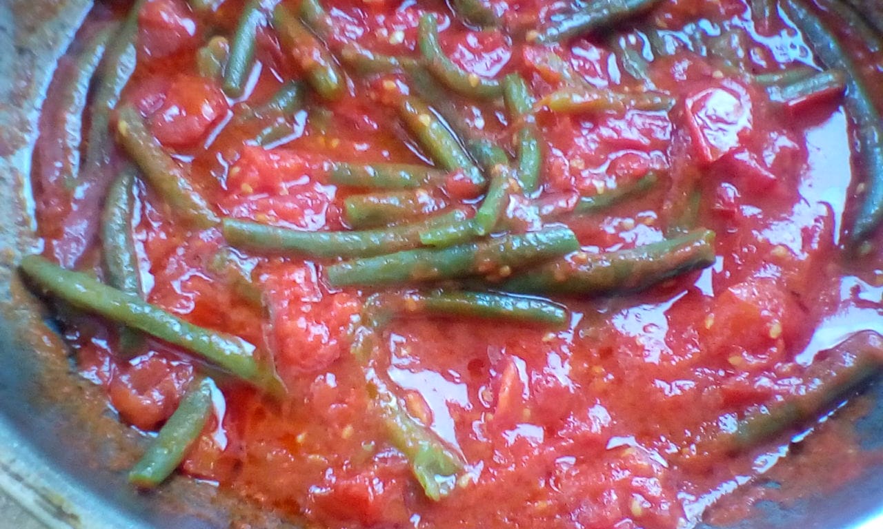 Spaghetti ai fagiolini verdi