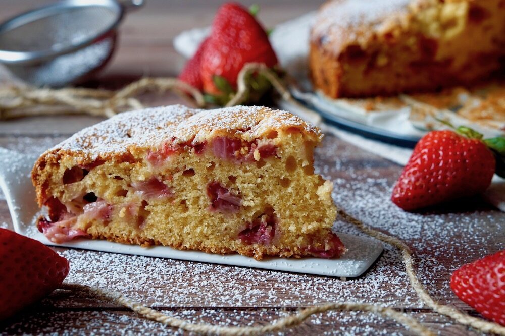Torta 5 Minuti alle Fragole