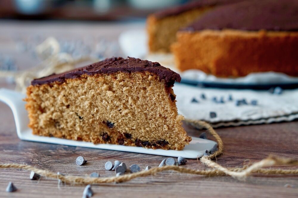 Torta al cioccolato e caffè