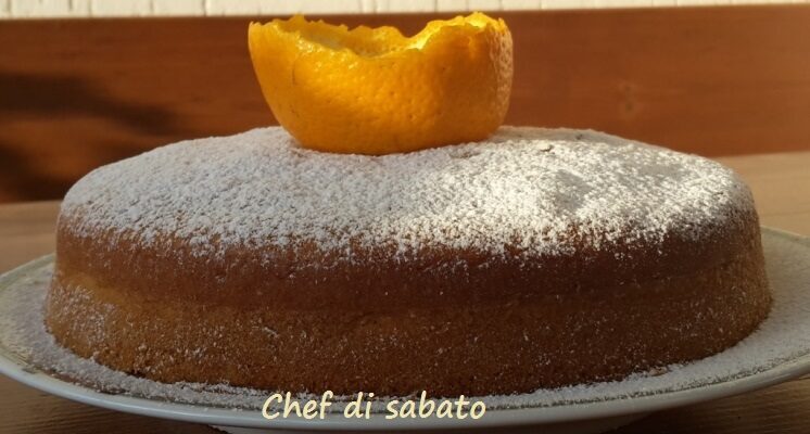 Torta all’arancia senza uovo burro e latte