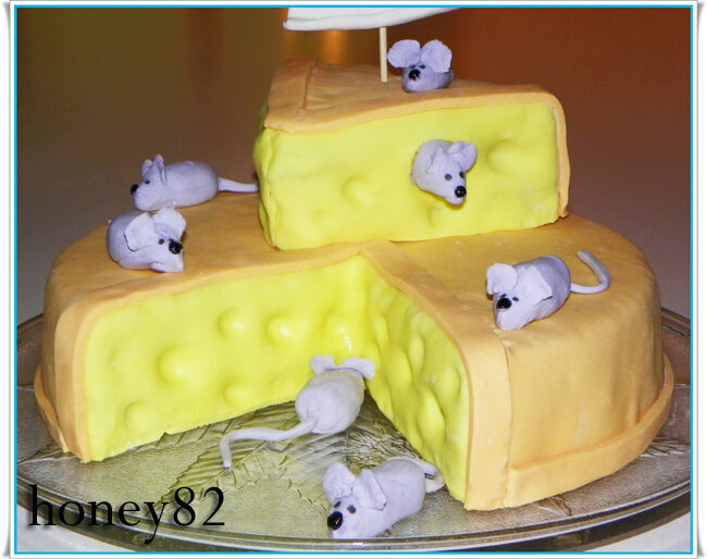 Torta groviera con topini