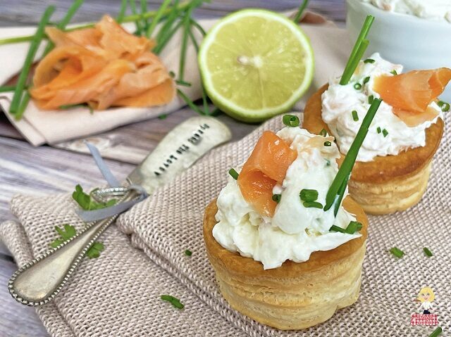 Vol au vent salmone