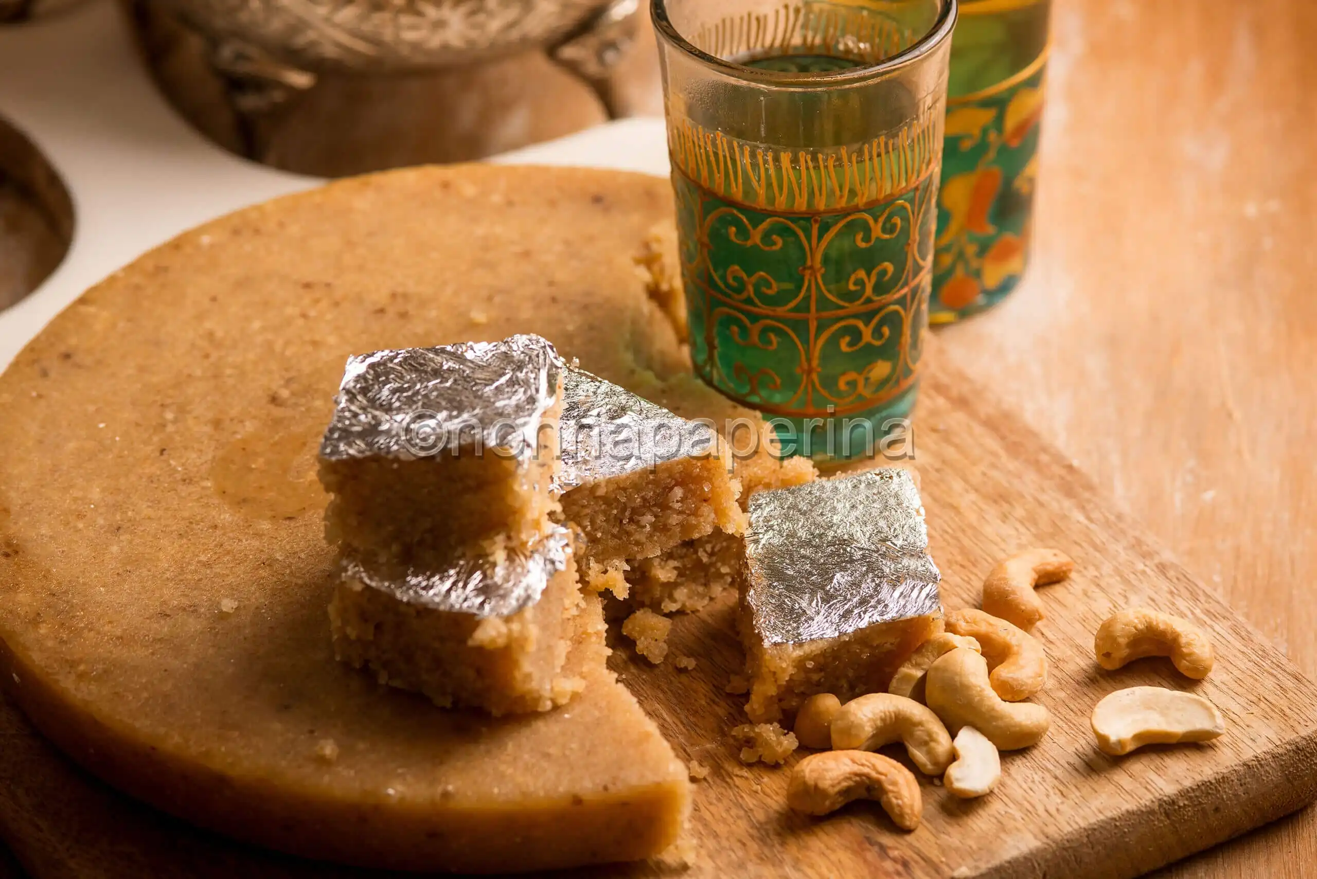 Barfi di anacardi, una variante del celebre dolce indiano