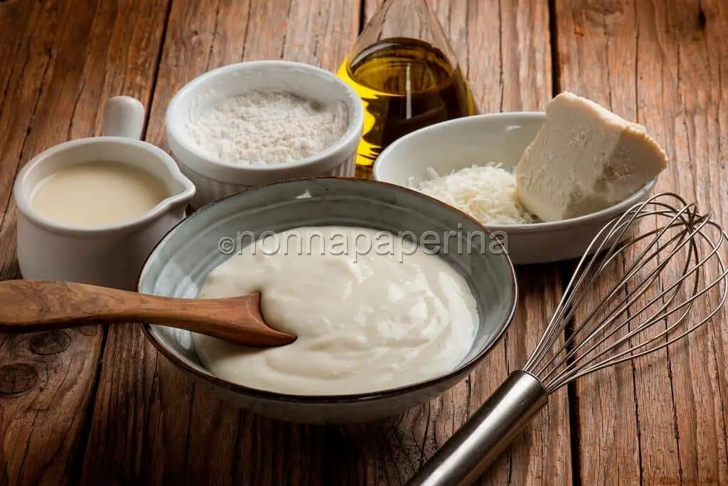 Besciamella con latte di quinoa e farina di riso