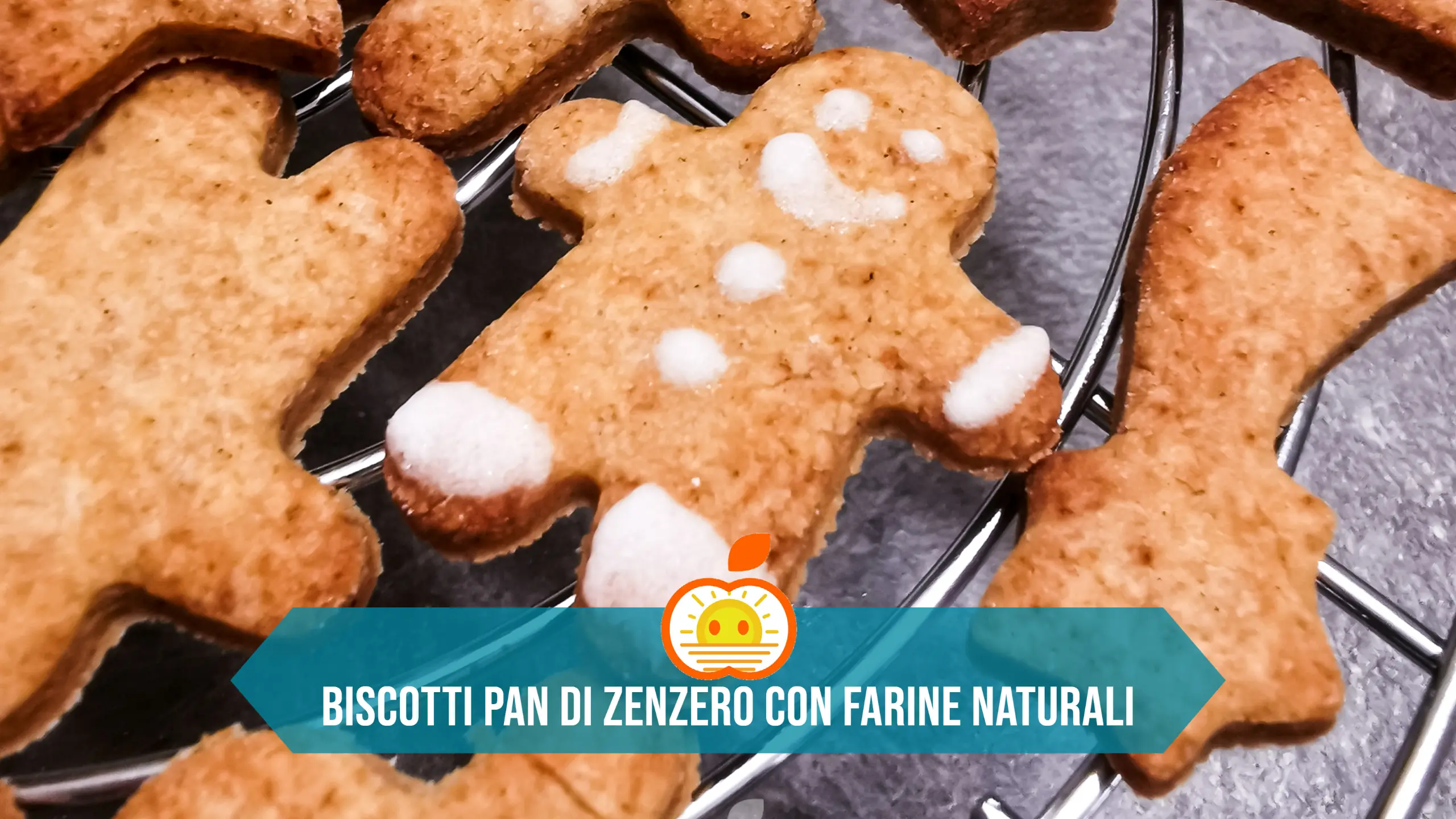 Biscotti Pan di Zenzero o Gingerbread con farine naturali