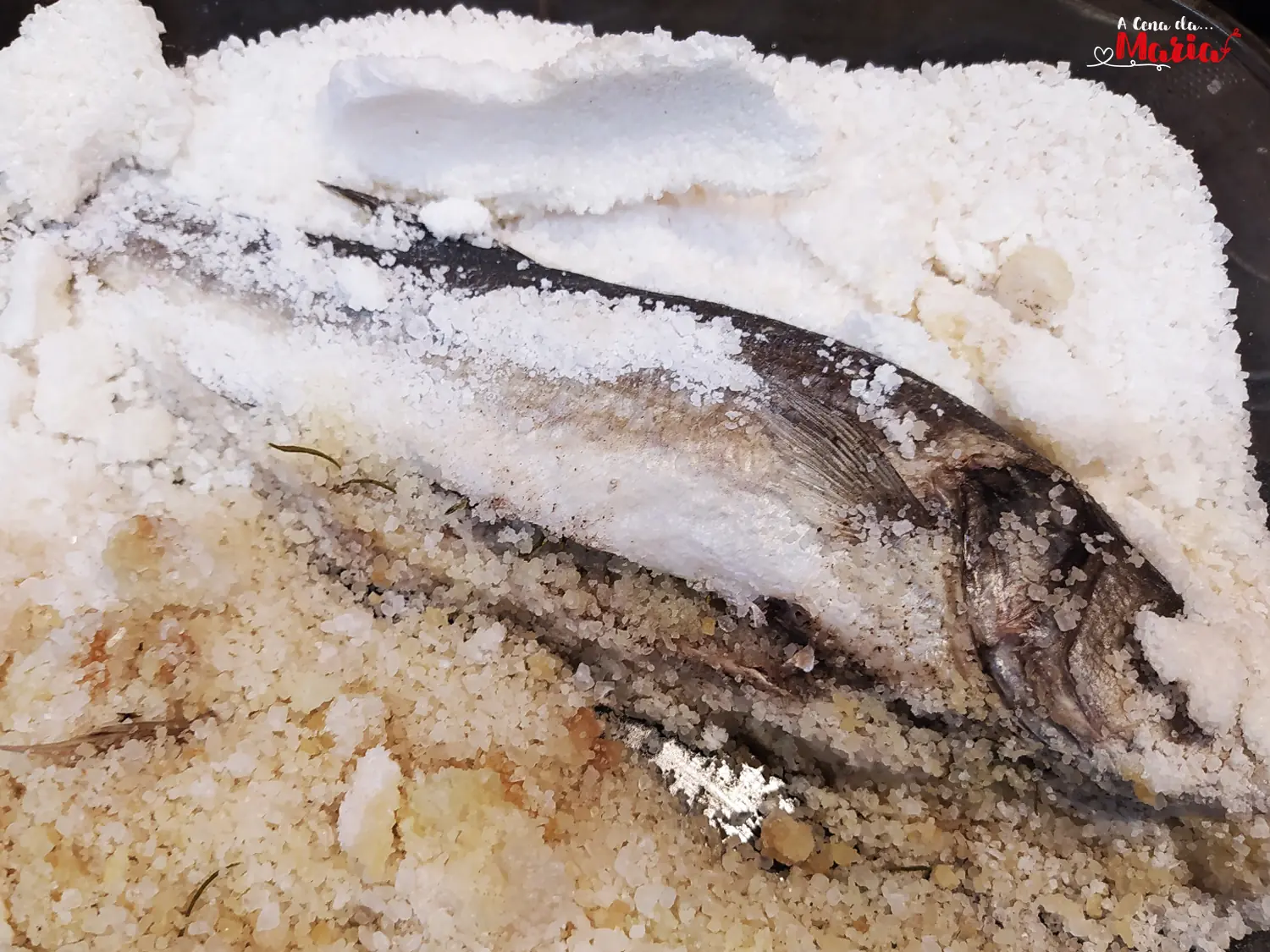 Branzino in crosta di sale