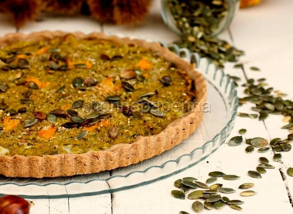 Brisè d’autunno con castagne e zucca