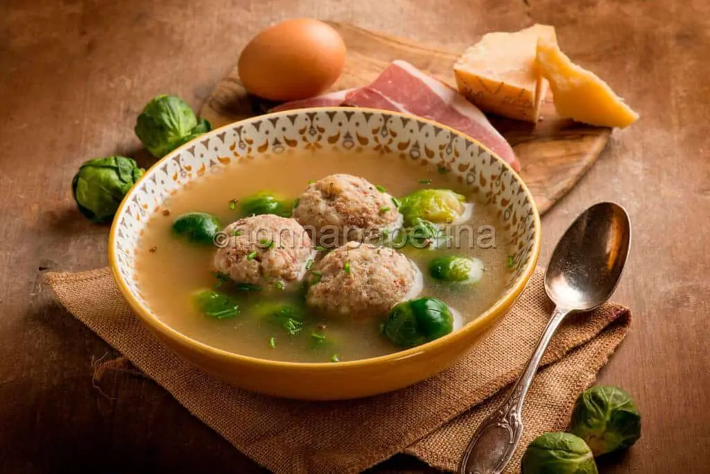 Canederli con cavoletti di Bruxelles