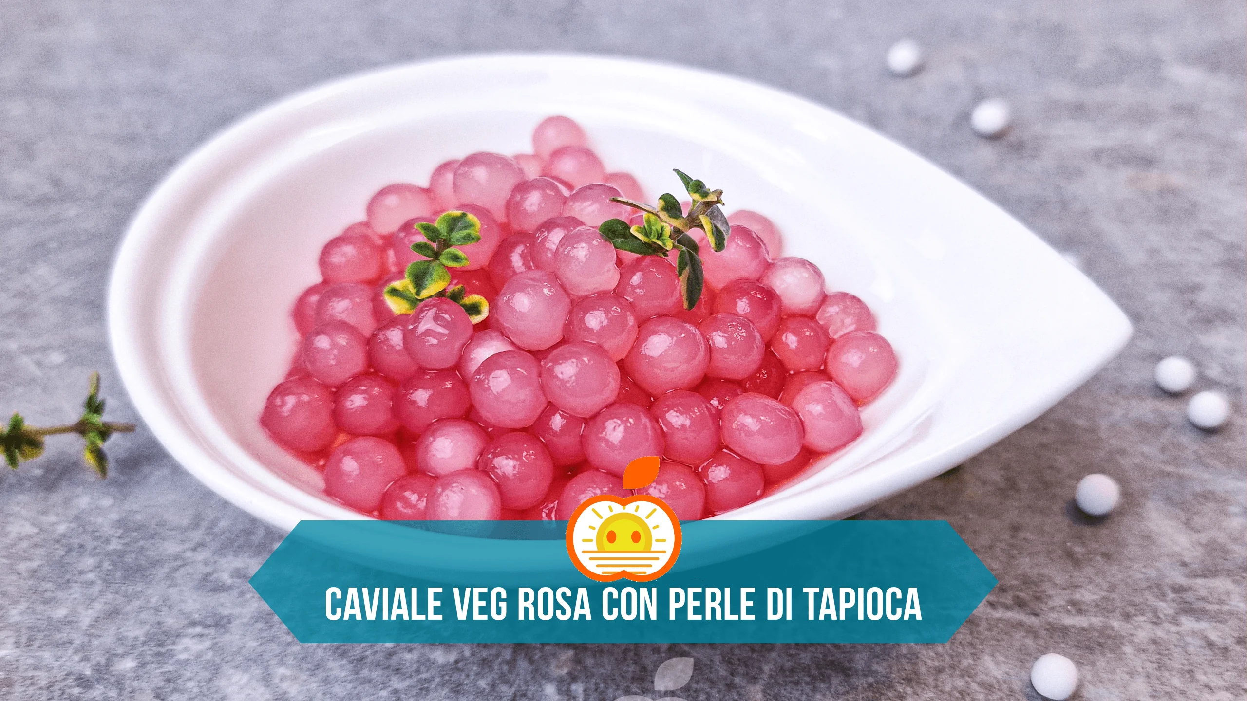 Caviale Veg Rosa con Perle di Tapioca