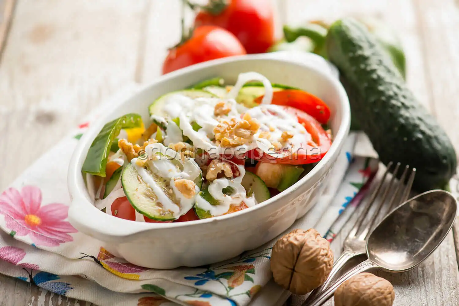 Cetrioli allo Skyr, un’insalatona gustosa