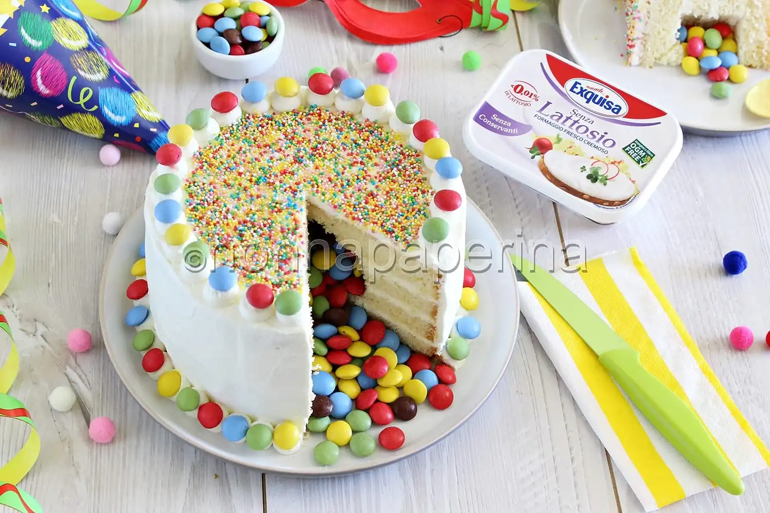 Che festa in maschera sarebbe senza la torta di Carnevale ?