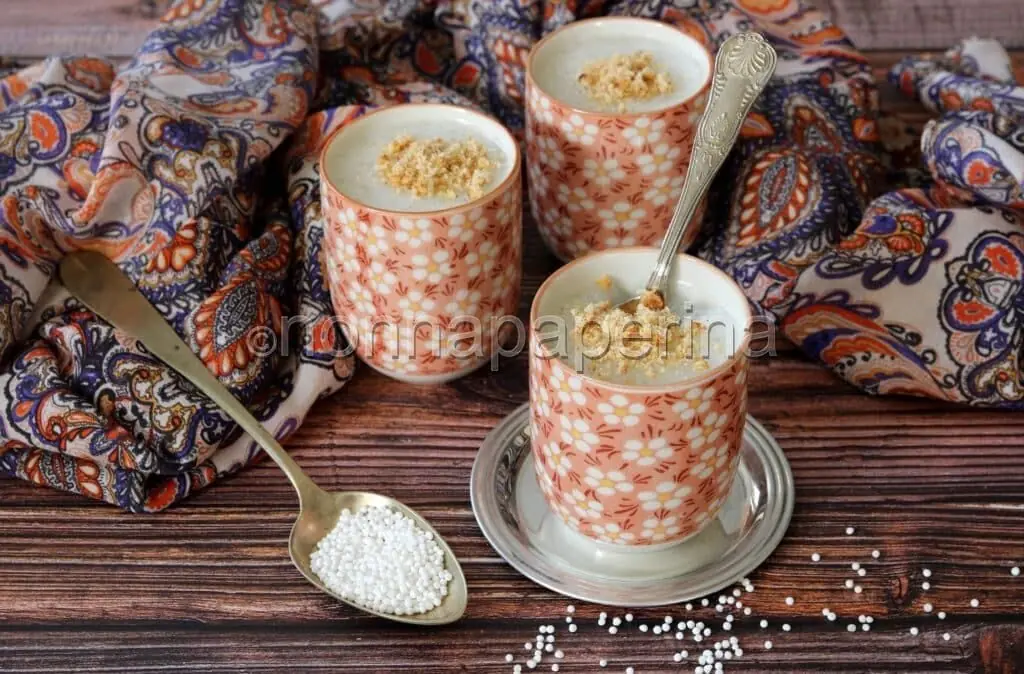 Coppette di tapioca
