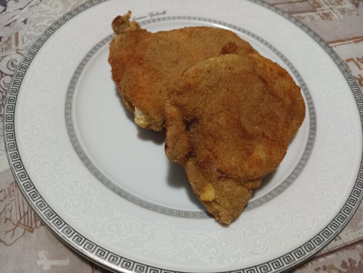 Cordon bleu con salsa mornay