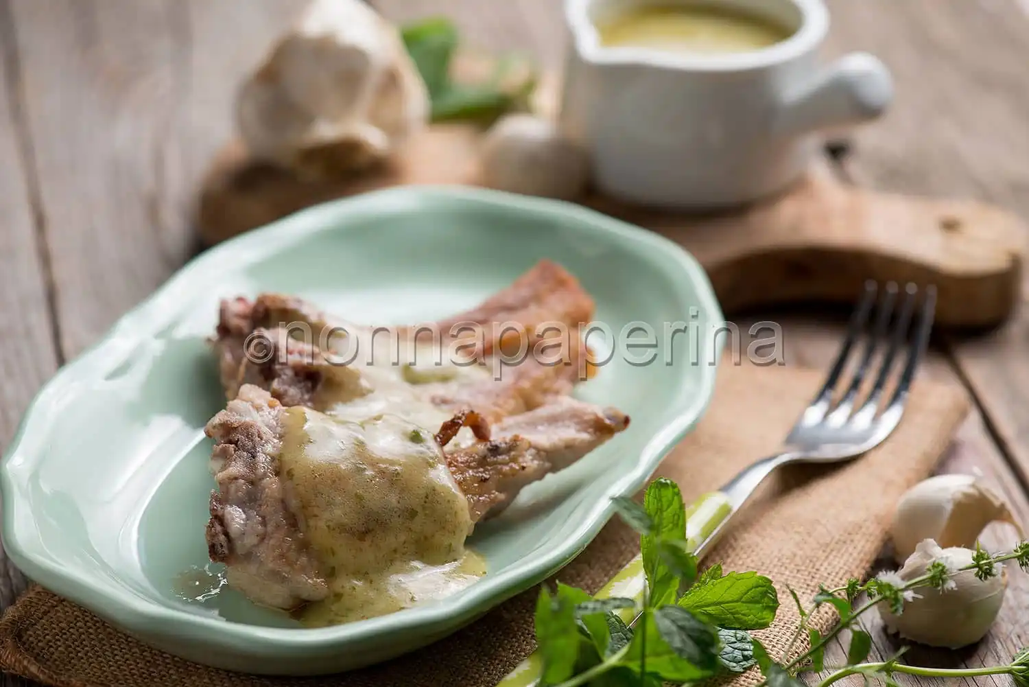 Costolette di agnello e menta