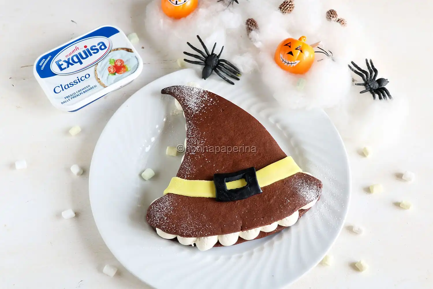 Cream tart cappello di strega, un dessert per Halloween