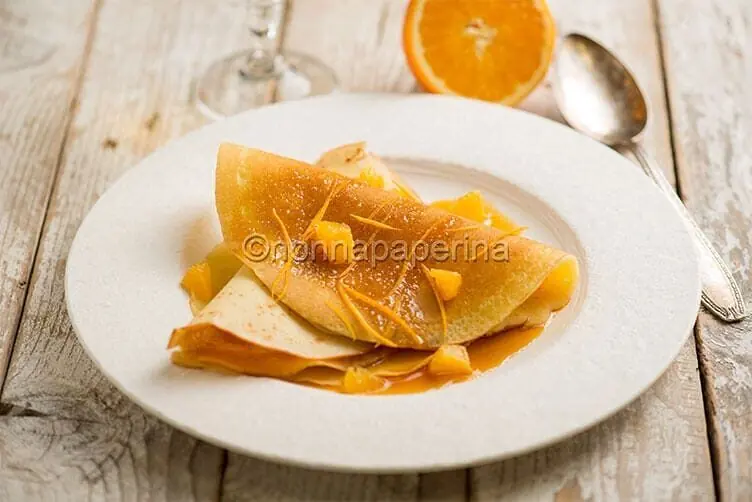 Crepes suzette, una variante alcolica molto gustosa