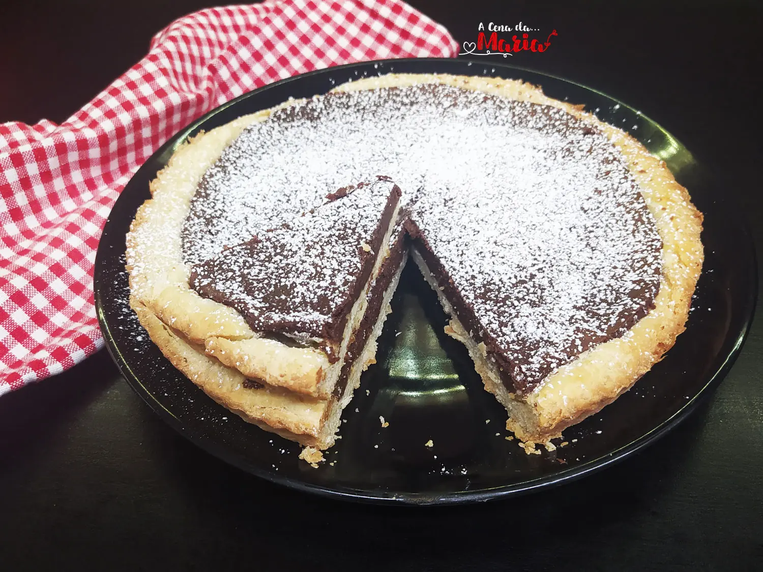 Crostata al cioccolato fondente