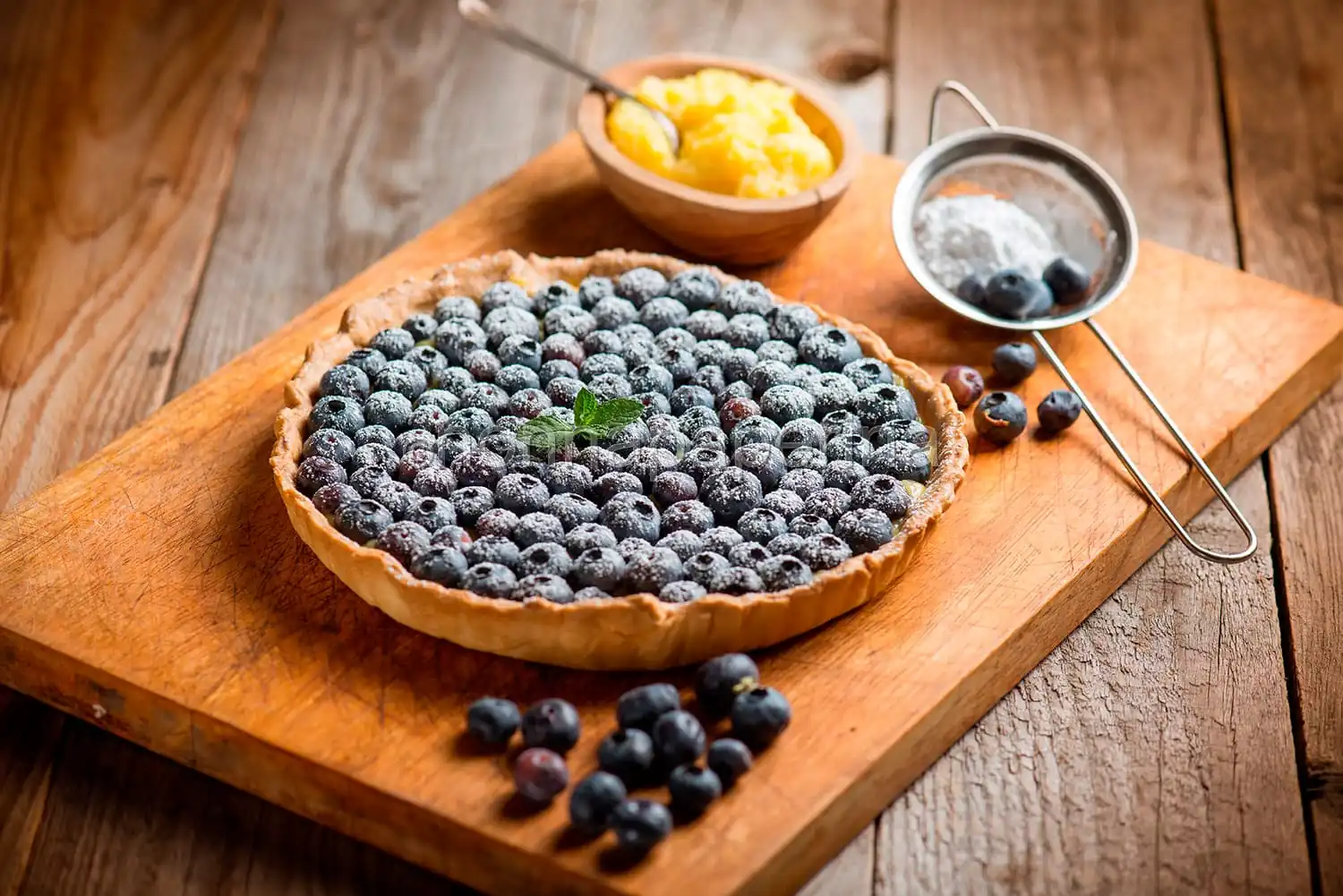 Crostata di mirtilli