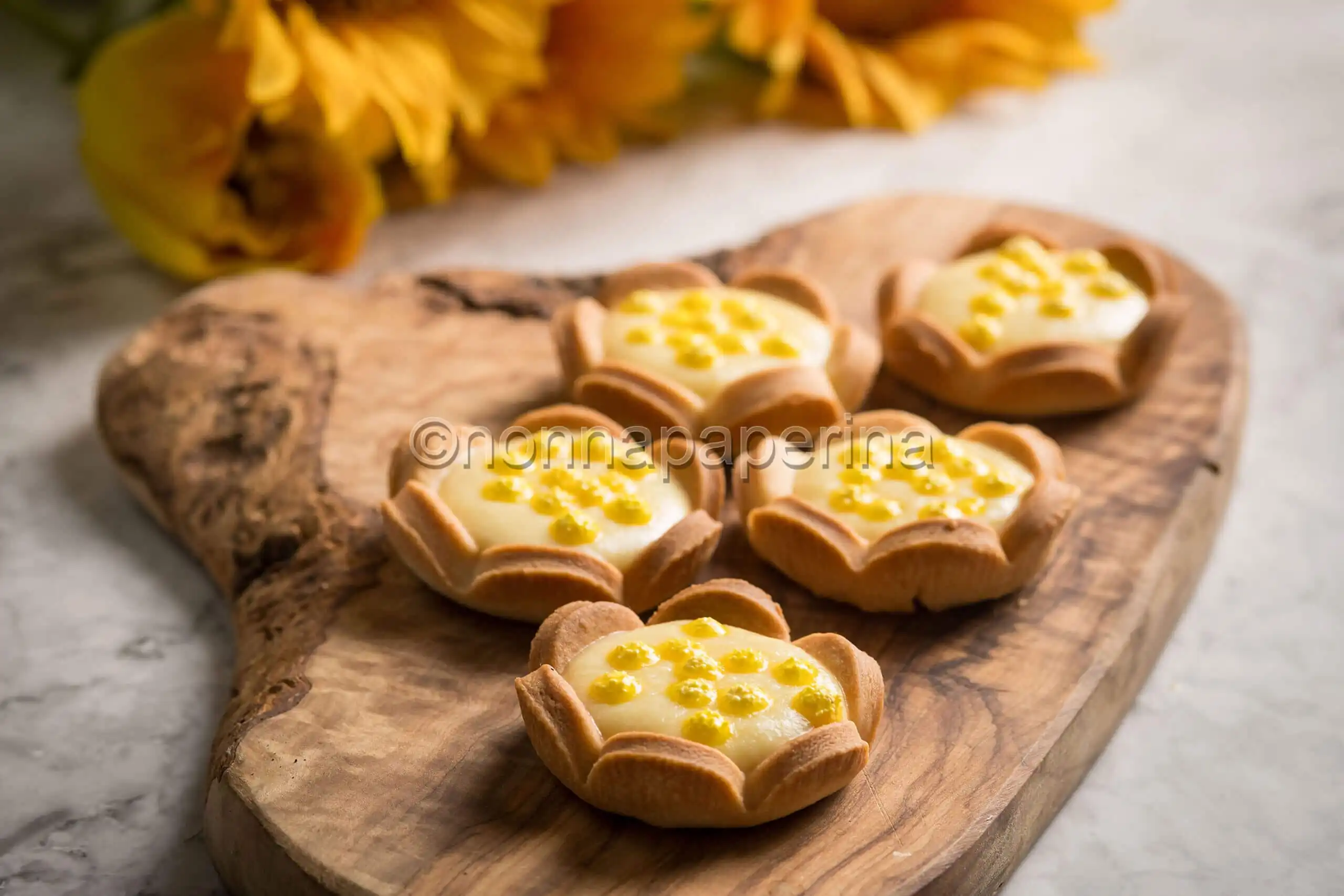 Crostatina alla crema di mango, un’opera d’arte culinaria