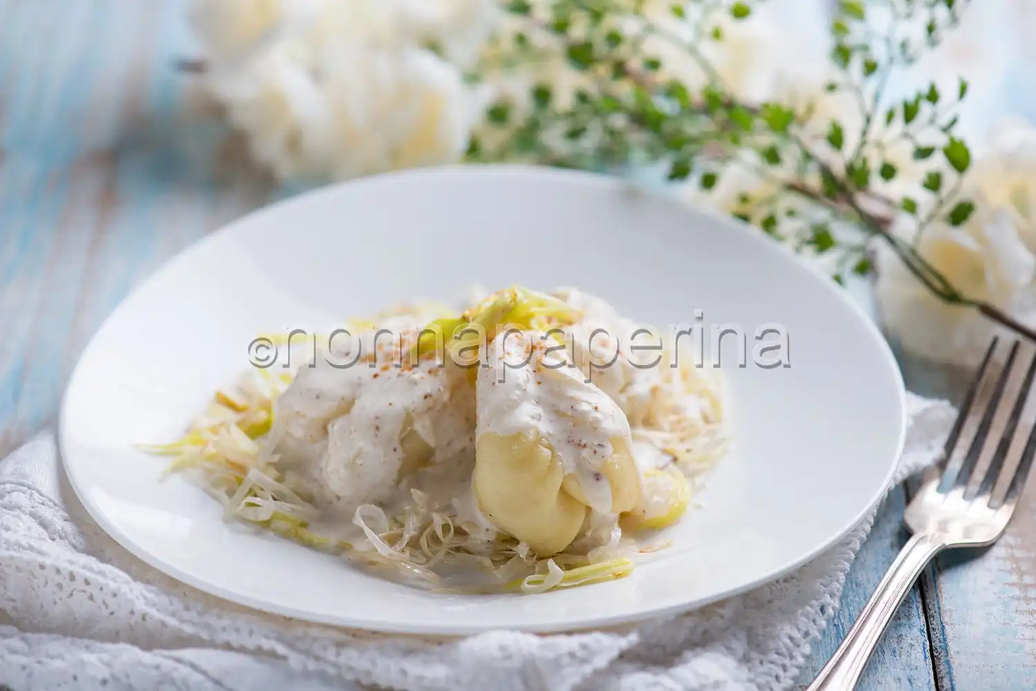 Culurgiones con salsa di bottarga, primo sardo
