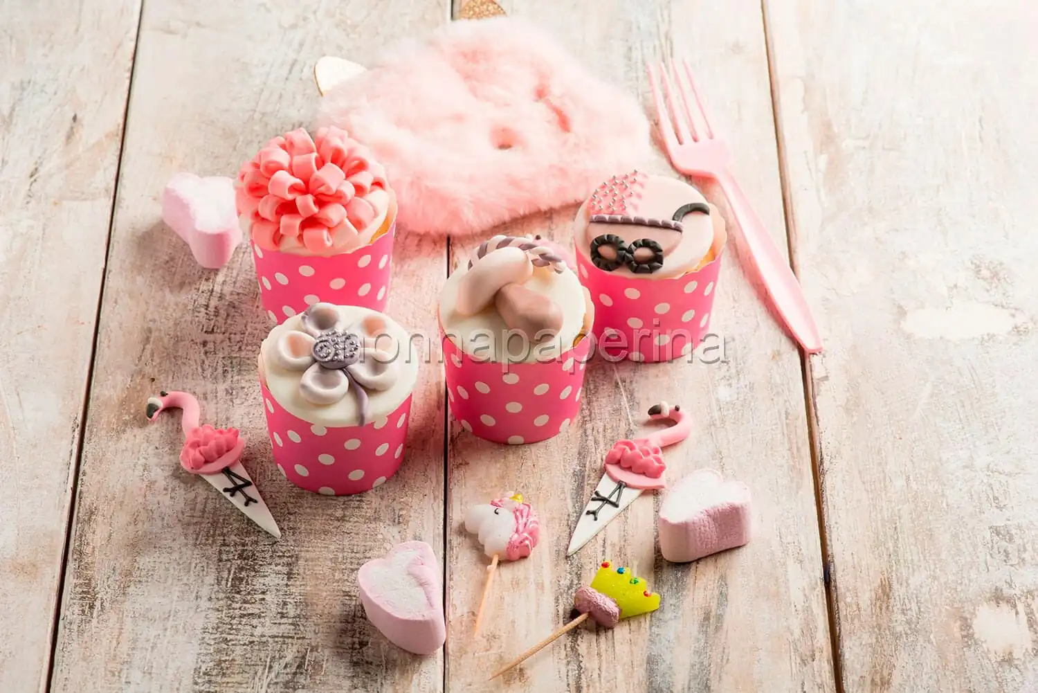 Cupcake con farina di amaranto, ideale per un Battesimo